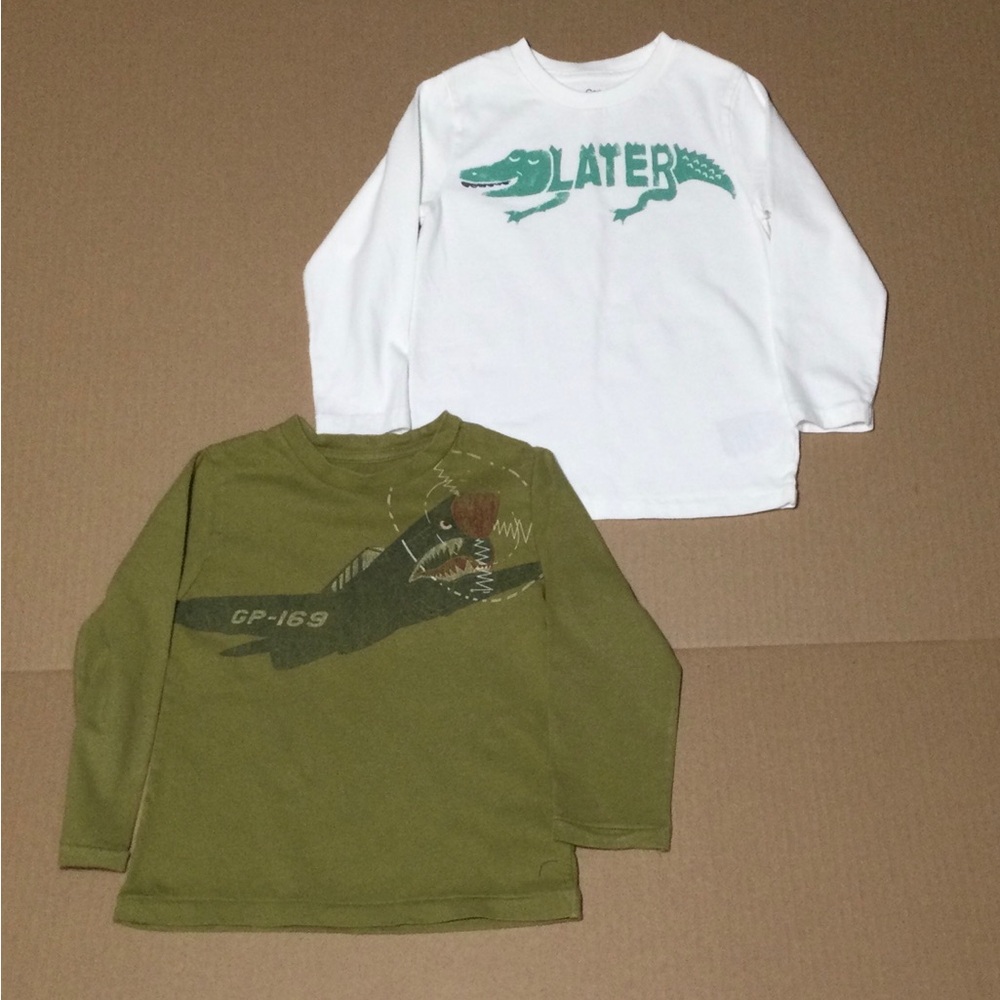 Baby Gap Boys Size 4 Bundle of 2 Graphic Tee Shirts